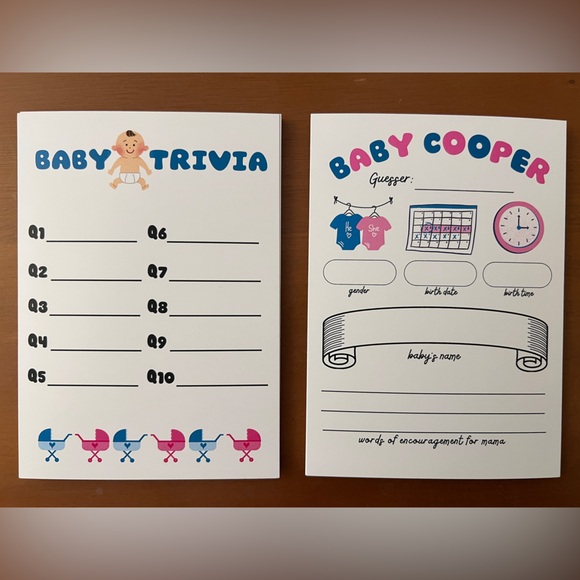 baby shower games - Picture 1 of 1